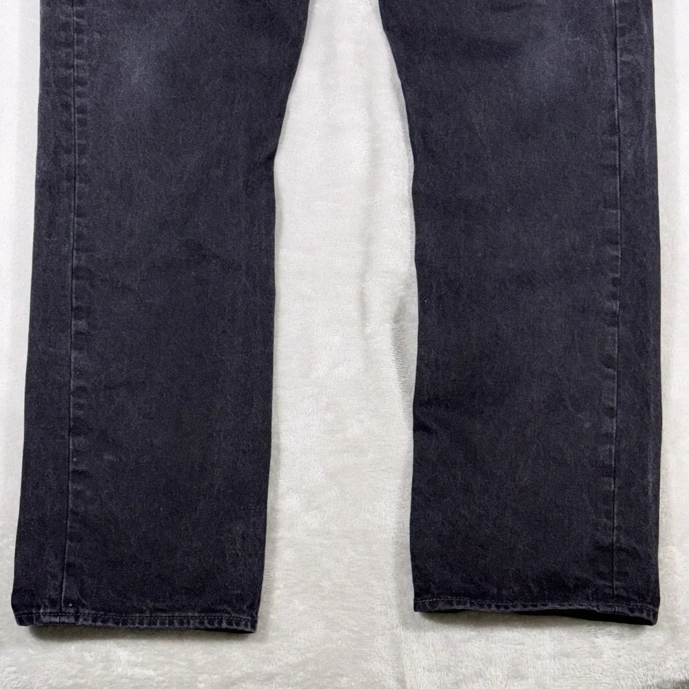 Levis 501XX Original Straight Leg Jeans Mens 38x34 Dark Wash Black Button Fly